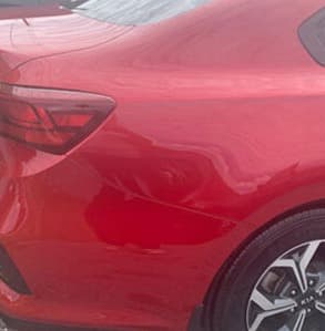 Rear quarter panel respray, Business Bay - after