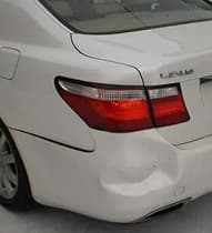 Rear bumper repair, Al Quoz - before