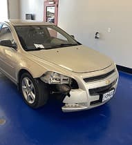 Bonnet and bumper restoration, Al Khail Road - before